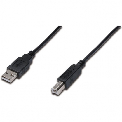 Digitus Cable de Conexin USB Tipo A-B 1m Negro