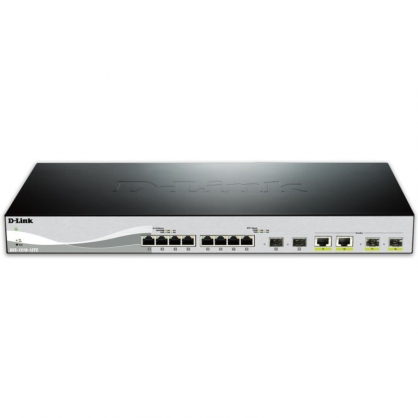 D-Link DXS-1210-12TC Switch 8 Gigabit Ports + 2 SFP + 2 Combos