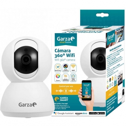 Garza Smarthome Cmara Vigilancia HD WiFi 360