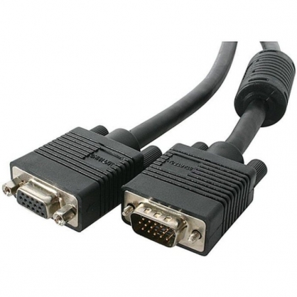 Startech Cable de Coaxial Extensor VGA de Alta Resolucin para Monitor de Vdeo HD15 Macho a Hembra 15m