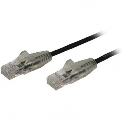 Startech N6PAT200CMBKS Slim Cat6 Network Cable RJ-45 Snagless 2m Black