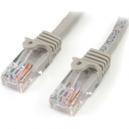 Startech 45PAT15MGR Network Cable Cat 5e UTP Patch Snagless RJ-45 Snagless 15m Gray