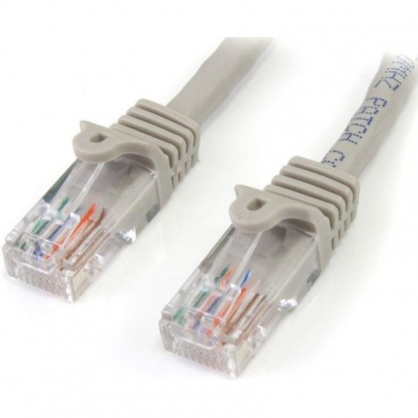 Startech Ethernet Network Cable Cat5e RJ45 without Snagless Lock 5m Gray
