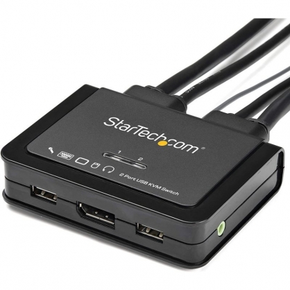 StarTech Switch KVM 2 Puertos DisplayPort