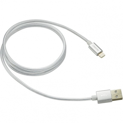 Canyon CNE-CFI3PW Cable Lightning a USB 2.0 Macho/Macho 1m Plateado