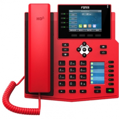 Fanvil X5U-R Telfono VoIP Rojo