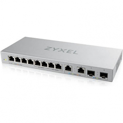 Zyxel XGS1010-12 Switch 8 Gigabit RJ45 Ports + 2 2.5G + 10GbE SFP + Ports