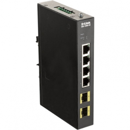 TP-Link DIS-100G-6S Industrial Switch 4 Gigabit Ports + 2 SFP