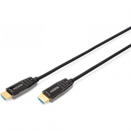 Digitus Cable HDMI AOC Fibra ptica Hbrido UHD 8K Macho/Macho 15m Negro