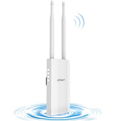 JOOWIN Punto de Acceso WiFi para Exteriores 1200Mbps Dual Banda 2.4Ghz/5Ghz WiFi Ap Inalmbrico para Exteriores de PoE y Dual 5dBi Antenas de Alta Ganancia