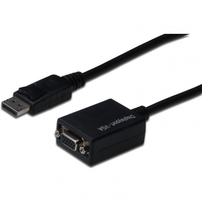 Digitus Cable Adaptador Displayport a HD15 VGA 15cm
