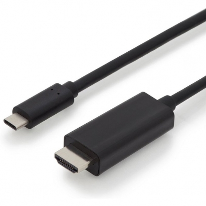 Digitus Cable USB-C a HDMI 4K Macho/Macho 5m Negro