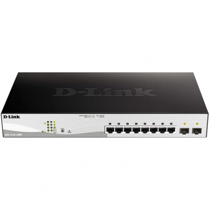 D-Link DGS-1210MP Switch Smart POE 10 Puertos Gigabit + 2 Puertos SFP