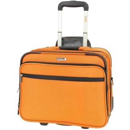 Totto Wilbur Rolling Laptop Bag up to 15 & quot; Orange