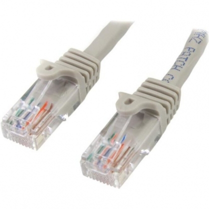 Startech Network Cable Cat5e Ethernet RJ45 Snagless 0.5m Gray