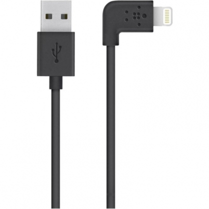 Belkin Mixit Cable con ngulo de 90 Lightning a USB 1.2m Negro