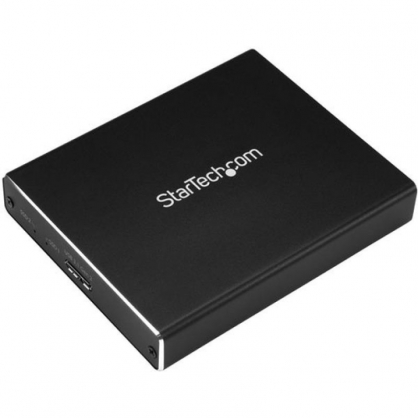 Startech Carcasa USB 3.0 para SSD M.2 2 Bahas Negra