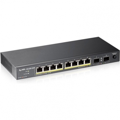 ZyXEL GS1100-10HP Switch 8 Puertos Gigabit Ethernet + 2 SFP