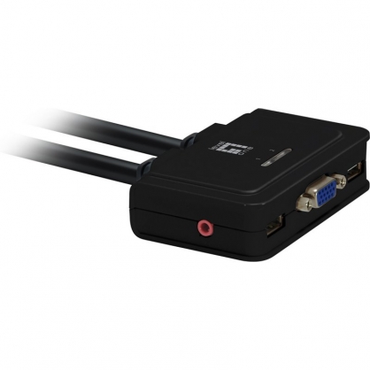 LevelOne KVM 2 Puertos USB + Audio